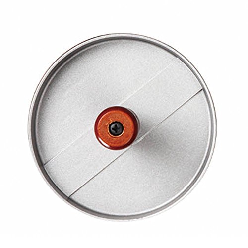 Eurosan H1 Hamburger-Presse für Burger Patties, inklusiv 100 Wachstrennscheiben, Durchmesser 11,5 cm, Aluminium, grau, 13.5 x 13.5 x 10 cm - 3