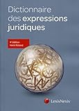 Dictionnaire des expressions juridiques