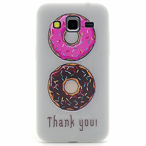 AllDo Funda Silicona para Samsung Galaxy Core Prime G360 Carcasa Protectora Caso Suave TPU Soft Silicone Case Cover Bumper Funda Ultra Delgado Carcasa Flexible Ligero Caja Anti Rasgu  os Casco Anti Choque - Galletas Preciosas