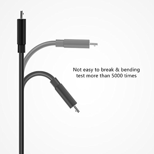 C  ble Micro USB 2 0  5-pack 1m 3ft  Coolreall   C  ble Chargeur pour Samsung Galaxy  HTC  Sony  Nexus  Asus  Blackberry  Nokia  LG  Motorola  Huawei  Kindle  Xiaomi  Smartphone  Appareils Android et Plus Encore  Noir 