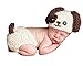 DAYAN Newborn Cute Dog Handmade Crochet Knitted Unisex Baby Cap Outfit photo prop