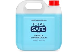 MLG SISTEMA 360 Total Safe – Solucion Hidroalcohólica Garrafa 5L con 70% de Alcohol sin aclarado | Higienizante de Manos 5000ml