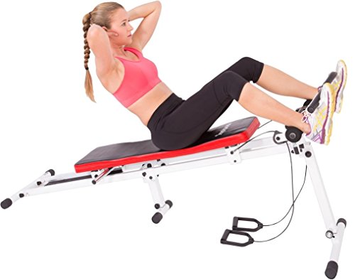 SportPlus Power Gym, Seilzugtrainingsgerät, zusammenklappbar, Benutzergewicht bis 120 kg, SP-TG-001 - 5