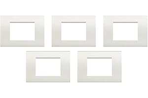 BTicino Slna4083Biff Placca Livinglight, Bianco Opaco, 5 Pezzi