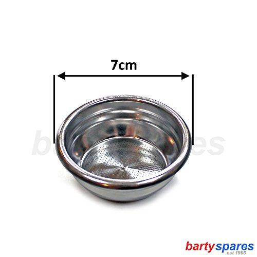 bartyspares® 3 Coffee Machine Single Double & Triple Shot Filters Gaggia Classic, Pure, Baby, Tebe, Pharos,