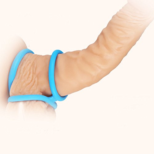 Babysbreath Männer Sex Toy Silikon Drei Penis Massager Ringe Calabash Verzögerung Cock Ring schwarz - 3