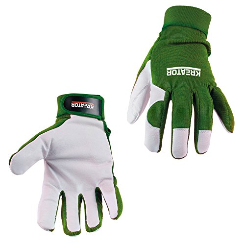 Gartenhandschuhe Arbeitshandschuhe aus Schweinsleder – mit Klettverschluss Gr. M/L - 2