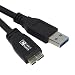 Cable Hunter™ SuperSpeed USB 3.0 Type A to Micro-B Cable (35CM) - Black - (2 Years Warranty) RS.178.00