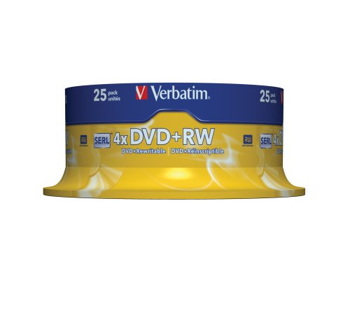 Verbatim DVD+RW 4X 4,7GB Matt silver 25er Spindel DVD-Rohlinge - 2