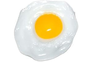 Vektenxi Premium Quality Fake Fried Egg Food Simulation Children Play Toy Anti Stress Anxiety Relief Toy