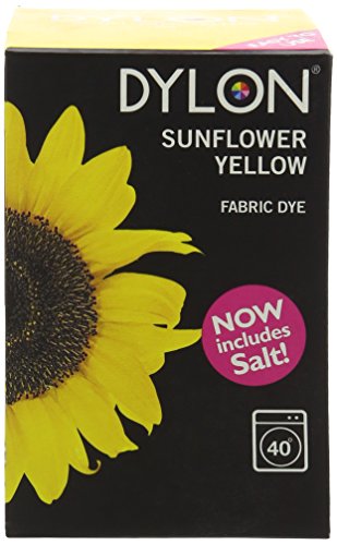 Dylon Waschmaschinenfarbe - Sonnenblumengelb 350g mit Salz