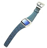 Just Cavalli Armbanduhr Damen Leder Blau Farbverlauf Glanz