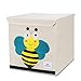 Produktbild Meshela Aufbewahrungsbox und Organisator für Kinderspielzeug,Cartoon Aufbewahrungswürfel Leinwand faltbare Spielzeug Aufbewahrungsbox (Biene)
