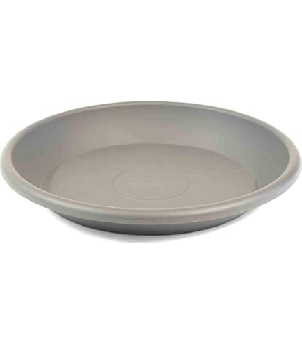 Soucoupe Ronde 40 Cm Taupe ARTEVASI - Pour Pot De Fleurs - Favorise L'écoulement De L'eau
