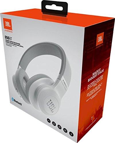 JBL E55BT Over-Ear Bluetooth Kopfhörer Faltbar Inkl. Abnehmbares Verwicklungsfreies Textilkabel mit Universeller 1-Tasten-Fernbedienung mit Integriertem Mikrofon - Weiß reviews JBL E55BT Over-Ear Bluetooth Kopfhörer Faltbar Inkl. Abnehmbares Verwicklungsfreies Textilkabel mit Universeller 1-Tasten-Fernbedienung mit Integriertem Mikrofon - Weiß