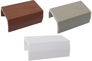 netproshop Kabelkanal Verbinder Mittelstück für 8x9mm, Farbe:Grau