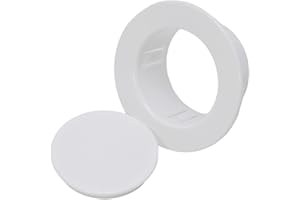 Cloudpower copri foro muro, 100mm copertura per tubo dell'aria condizionata copertura decorativa per fori da parete prese d'aria da parete, tappo per foro per condizionatore d'aria