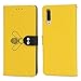 Produktbild DeirCase HandyHülle Kompatibel für Samsung Galaxy A70,Premium PU Lederhülle Biene Flip Case Wallet Handytasche Schutzhülle Schale mit Magnetverschluss/Kartenfächer,Gelb