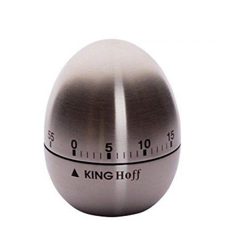 Edelstahl groß (ca 6x8 cm) Premium Design Küchentimer Eieruhr Küchenuhr