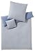 Produktbild Bettwäsche elegante Soft-Flanell 135x200+80x80cm Bristol blau 2619/2