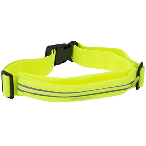 Ultrasport 331100000151, Marsupio Sportivo con Vano Unisex-Adulto, Giallo, OS
