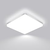 Comely Square LED Ceiling Light &Oslash;30 cm 48 W &ndash; Cool White Light 6500 K &ndash; IP54 Moisture Resistant &ndash; Ideal for Bathroom, Kitchen