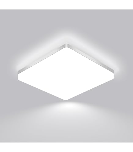 Plafonnier LED Rond PNI D-Light CL240 - 24W, 6500K Blanc Froid - Éclairage Puissant Pour Bureau/Cuisine - 3