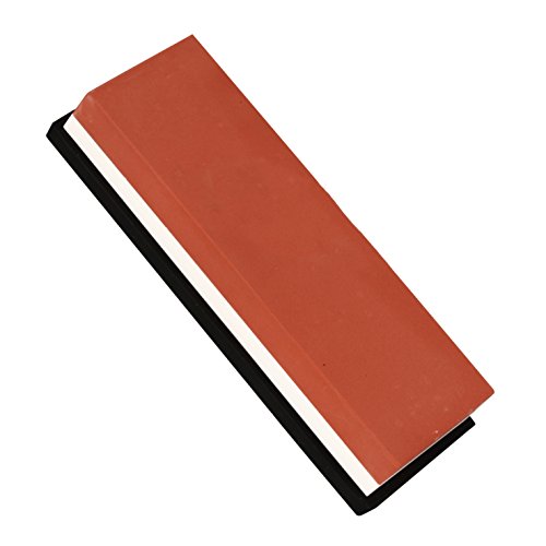 Witasm Wetzstein Schleifstein Doppelseitiger Abziehstein Körnung 3000 / 8000 mit Rutschfesten Silikon Halter - 6