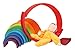 Grimm's Toys Rainbow Stacking Toy, xtra-large