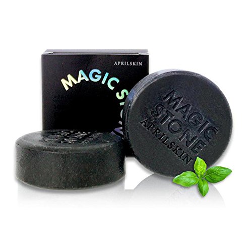 APRIL SKIN Magic Stone Cleansing Soap Black