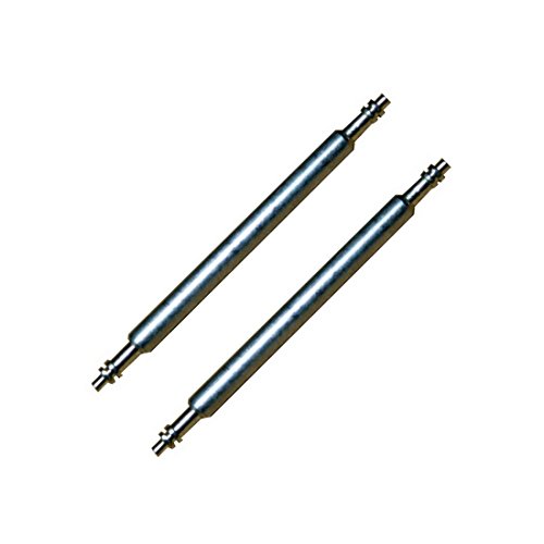 Preisvergleich Produktbild Federsteg Federstift Uhrensteg Stegbreite 25mm (Gesamtlänge 28mm) 2 Stück (0247)