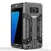 Cubix galaxy Note 5 Case, Space Series Rugged Armor Cover Hybrid Tpu+PC Dual Layer Flip Kickstand Back cover For Samsung galaxy Note 5 (Grey Black) With Card Slot RS.599.00