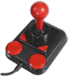 Speedlink SL-6603-SBK Competition Pro Digitaler Joystick (4 digitale Tasten mit Mikroschaltern, zwei digitale Achsen inkl. 185 Amigaklassiker, USB-Anschlu&szlig;)
