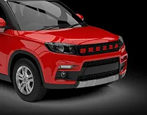 SDR Front Alpha Grill for Maruti Suzuki Vitara Brezza (Red)