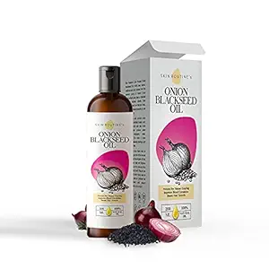 Skin Routines Onion Black Seed Oil For Hair | For Promoting Hair Growth, Controlling Hair Fall & With The Goodness of Pure Red Onion Extract and Pure Black Seed Extract | 200 ml