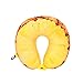 Price comparison product image HUHU833 Fruit U-shaped Pillow Travel Pillow Nanoparticles Cushion Neck Car Pillow (Pineapple)