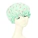 Mold Resistant Shower Cap Double Layers Waterproof Bath Cap Lip Print Green RS.1640.00