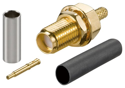 Preisvergleich Produktbild RP-SMA Crimpbuchse, für RG-174 und RG-316 Lichteffektbeleuchtung
