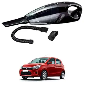 Oshotto - 100W Heavy Duty Super Suction 12V Car Vacuum Cleaner for Maruti Celerio - Black