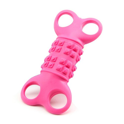SODIALR-New-Cute-Pet-Supplies-Rubber-Bone-Tooth-Grinding-Dog-Toys-Pet-Dog-Supply1-Rose-Red