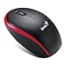 Produktbild Genius Traveler 9000 schnurlos Maus (2,4GHz, 1200dpi, USB) schwarz/rot