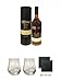 Produktbild Zacapa Rum Solera Sistema 23 Centenario 0,7 Liter + Zacapa Glas + Zacapa Glas + Schiefer Glasuntersetzer eckig ca. 9,5 cm Ø 2 Stück