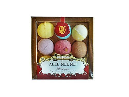 Geschenk Packung Badepralinen “ Alle Neune “ Badekugel Badezusatz - 2