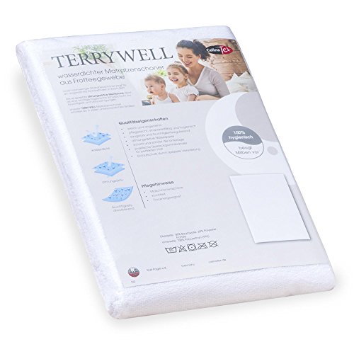 Matratzenschoner 70 x 140 cm | Frottee, TPU-Membrane, wasserdicht und atmungsaktiv | 8.000 mmH2O Wassersäule | CelinaTex Terrywell 5001107 - 2