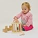 Shape sorter - a wooden lockable cage with sound - Chunky wooden shape sorter and shapes
