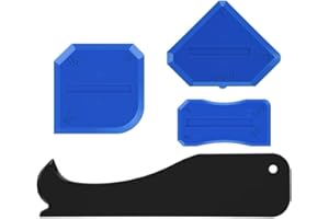 NestNook Zestaw narzędzi do usuwania i wykańczania silikonowego uszczelniacza, plastikowe silikonowe narzędzie do skrobania, praca w płytkach kuchennych, wanna podłogowa z usuwaniem fug, zestaw