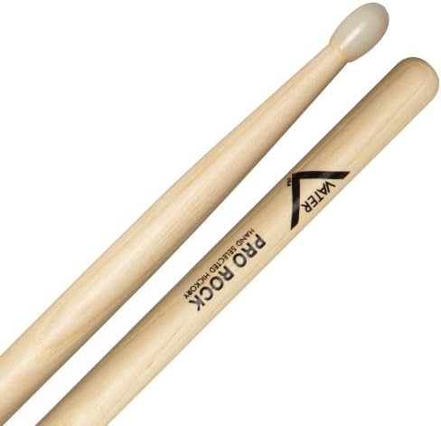 VaterPro Rock (Nylon Tip) American Hickory Drumsticks - VHPRN