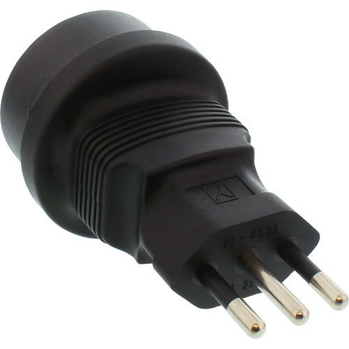 InLine ® Netzadapter, Italien Stecker auf Schutzkontakt (3 Stück)