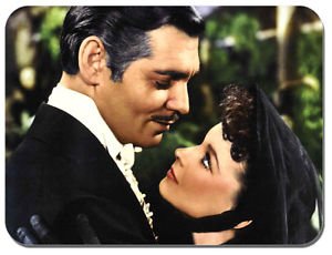 Vom Winde Verweht Mauspad. Filmposter Qualität Mauspad