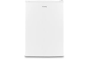 H.KOENIG H. Koenig Frigorífico FGX880, Frigorífico Combinado Bajo Encimera, 113L, Congelador 17L, Bandeja para Helados, Bandeja para Verduras, Portabotellas, 2 Estantes, Puerta Reversible, 60W Blanco